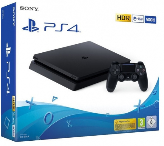 PlayStation 4 - Konsole Slim (500GB) inkl. 1 DualShock 4 Controller [CUH-2216A]
