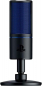 Preview: Razer Seiren X für Playstation - USB Kondensator-Mikrofon für Streaming auf der PS4 und PS5 (Kompakt mit Schockdämpfer, Superniere Aufnahmemuster, Stumm-Taste) Schwarz-Blau