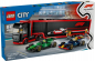 Preview: LEGO® City 60445 F1® Transporter mit RB20 & AMR24 F1® Rennautos [neu]
