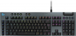 Preview: Logitech G G915 X, flache kabelgebundene, mechanische Gaming-Tastatur mit Double-Shot-PBT-Tastenkappen, braune taktile GL-Switches für PC/Mac, QWERTZ-Layout - Schwarz (920-012938)