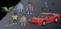 Preview: Playmobil® Famous Cars 71343 Magnum, P.I. Ferrari 308 GTS Quattrovalvole, Supersportwagen [neu]