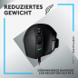 Preview: Logitech G502 X Kabelgebundene Gaming-Maus - LIGHTFORCE Hybrid optisch-mechanische Primärschalter, HERO 25K Gaming-Sensor, Kompatibel PC macOS/Windows, schwarz (910-006139)