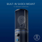 Preview: Razer Seiren X für Playstation - USB Kondensator-Mikrofon für Streaming auf der PS4 und PS5 (Kompakt mit Schockdämpfer, Superniere Aufnahmemuster, Stumm-Taste) Schwarz-Blau