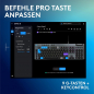 Preview: Logitech G G915 X, flache kabelgebundene, mechanische Gaming-Tastatur mit Double-Shot-PBT-Tastenkappen, braune taktile GL-Switches für PC/Mac, QWERTZ-Layout - Schwarz (920-012938)