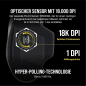 Preview: CORSAIR Dark Core RGB Pro SE Wireless FPS/MOBA Gaming Maus Mit Qi Wireless Charging - 18.000 DPI - Sub-1ms - iCUE Kompatibel - PC, Mac, PS5, PS4, Xbox - Schwarz (CH-9315511-EU)