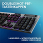 Preview: Logitech G G915 X Lightspeed, flache kabellose, mechanische Gaming-Tastatur, Double-Shot-PBT-Tastenkappen, GL Brown-Tactile für PC/Mac, QWERTZ-Layout - Schwarz (920-012671)