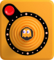 Preview: Pac-Man CX40+ Joystick Orange [neu]