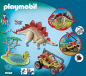 Preview: Playmobil® Dinos 9432 Forschermobil mit Stegosaurus und Seilwinde [neu]