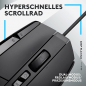 Preview: Logitech G502 X Kabelgebundene Gaming-Maus - LIGHTFORCE Hybrid optisch-mechanische Primärschalter, HERO 25K Gaming-Sensor, Kompatibel PC macOS/Windows, schwarz (910-006139)