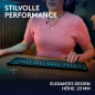 Preview: Logitech G G915 X Lightspeed, flache kabellose, mechanische Gaming-Tastatur, Double-Shot-PBT-Tastenkappen, GL Brown-Tactile für PC/Mac, QWERTZ-Layout - Schwarz (920-012671)