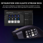 Preview: Corsair Scimitar Elite Wireless SE MMO Gaming Mouse - Gunmetal schwarz | USB/Bluetooth (CH-9314014-WW)