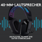 Preview: Logitech G535 LIGHTSPEED kabelloses Gaming-Headset – Flip-Stummschaltung, Stereo, kompatibel mit PC, PS4, PS5, wiederaufladbar über USB – Schwarz (981-000972)