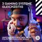 Preview: Logitech G Astro A50 LIGHTSPEED kabellose Gaming-Headset + Basisstation (Gen 5), PRO-G GRAPHENE, 3-System-Umschaltung, USB-C für Xbox, PS5, PC/Mac oder Nintendo Switch, Bluetooth - Weiß (939-002230 )