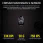 Preview: Corsair Scimitar Elite Wireless SE MMO Gaming Mouse - Gunmetal schwarz | USB/Bluetooth (CH-9314014-WW)