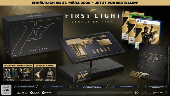 007 First Light Legacy Collector's Edition [uncut] (deutsch spielbar) (DE USK) (PC) [Code in a Box] inkl. Deluxe Edition Upgrade