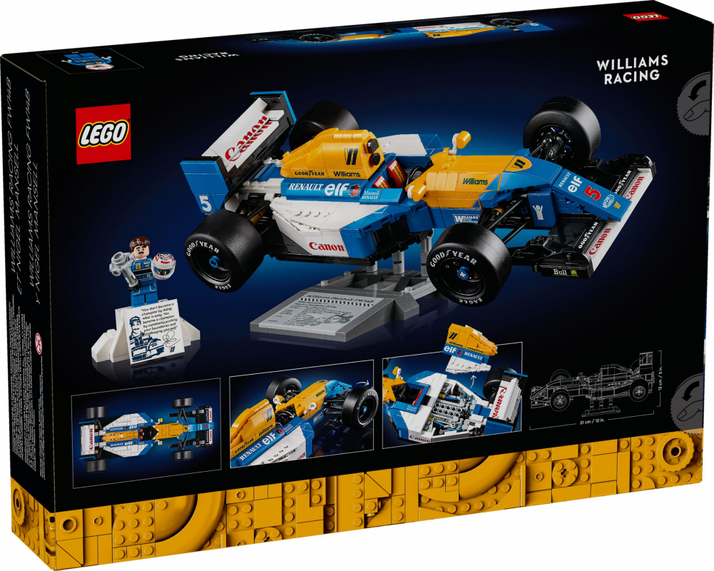 LEGO® Icons 10353 Williams Racing FW14B mit Nigel Mansell [neu]