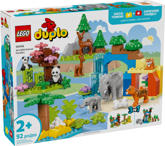 LEGO® Duplo 10446 Wildtier-Familien 3-in-1-Set [neu]