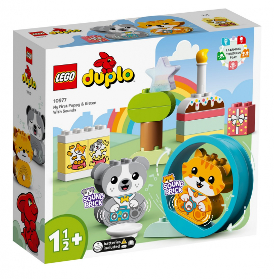 LEGO® Duplo 10977 Mein erstes Hündchen & Kätzchen – mit Ton [neu]