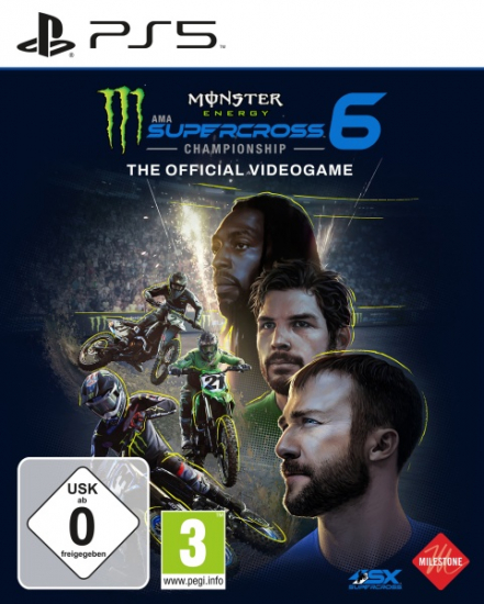 Monster Energy Supercross The Official Videogame 6 (deutsch spielbar) (AT PEGI) (PS5)