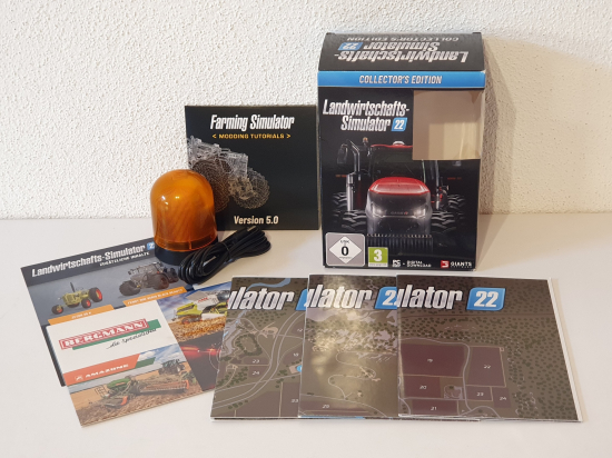 Landwirtschafts-Simulator 22 Collector's Edition ohne Spiel / nur Zubehör inkl. 2 DLC