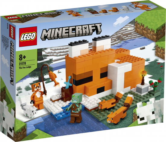 LEGO® Minecraft 21178 Die Fuchs-Lodge [neu]