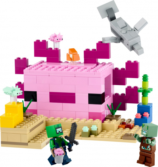LEGO® Minecraft 21247 Das Axolotl-Haus [neu]