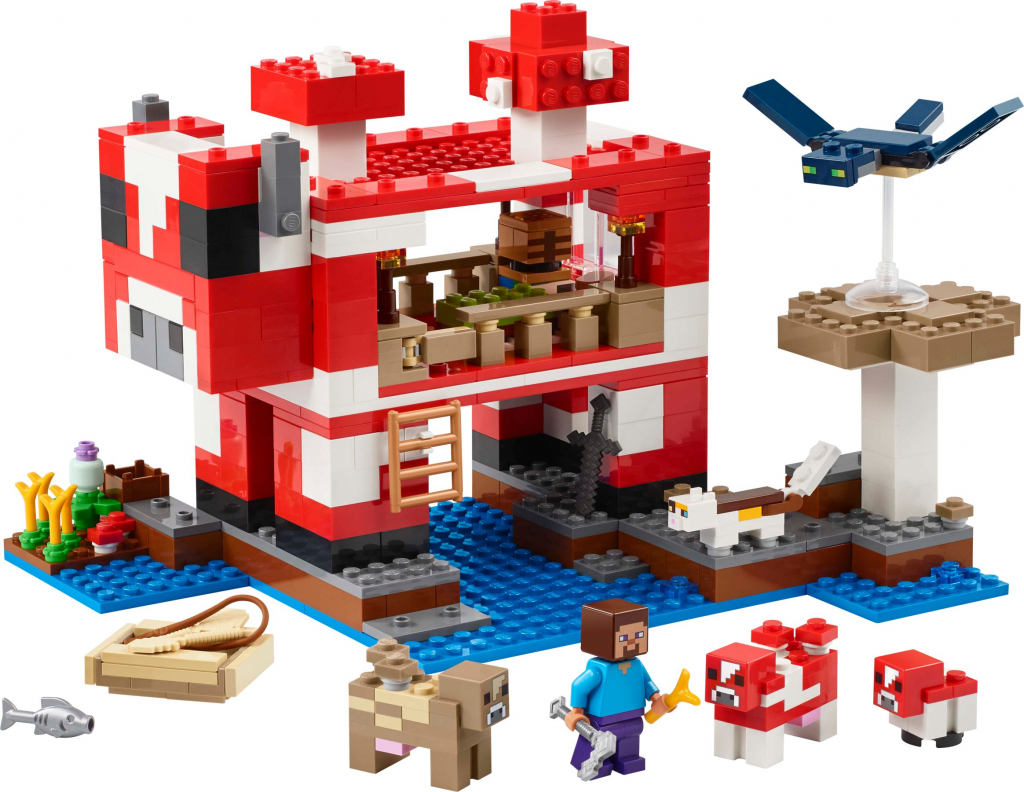 Preview: LEGO® Minecraft 21270 Das Pilzkuh-Haus [neu]