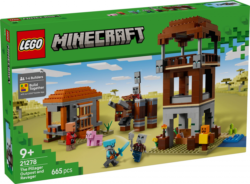 LEGO® Minecraft 21278 Ein Verwüster am Plünderer-Außenposten [neu]