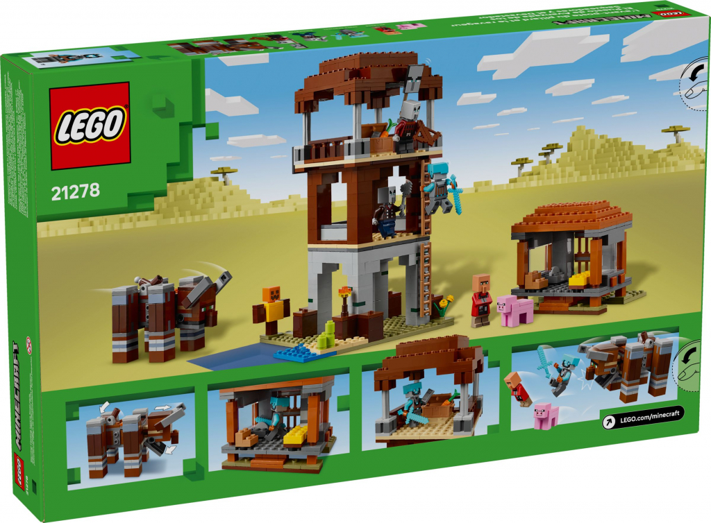 Preview: LEGO® Minecraft 21278 Ein Verwüster am Plünderer-Außenposten [neu]