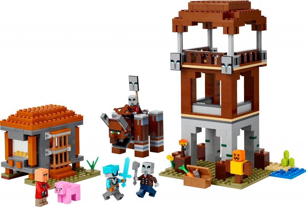 Preview: LEGO® Minecraft 21278 Ein Verwüster am Plünderer-Außenposten [neu]