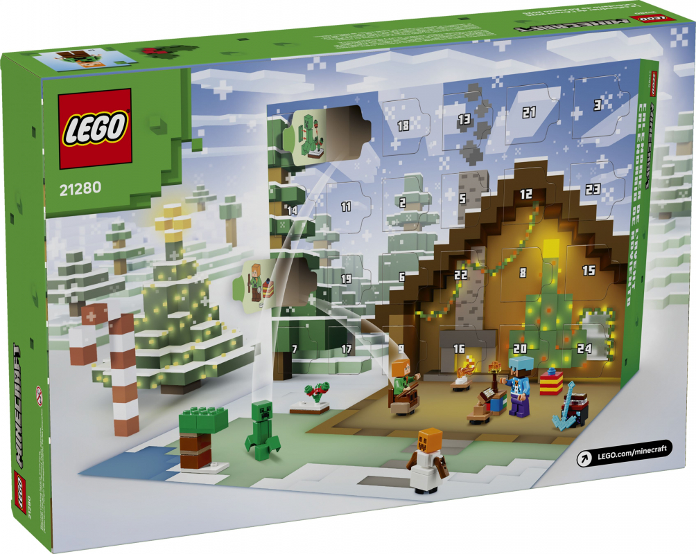 Preview: LEGO® Minecraft 21280 LEGO® Minecraft® Adventskalender 2025 [neu]