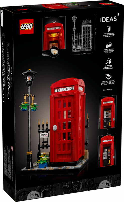 Preview: LEGO® Ideas 21347 Rote Londoner Telefonzelle [neu]
