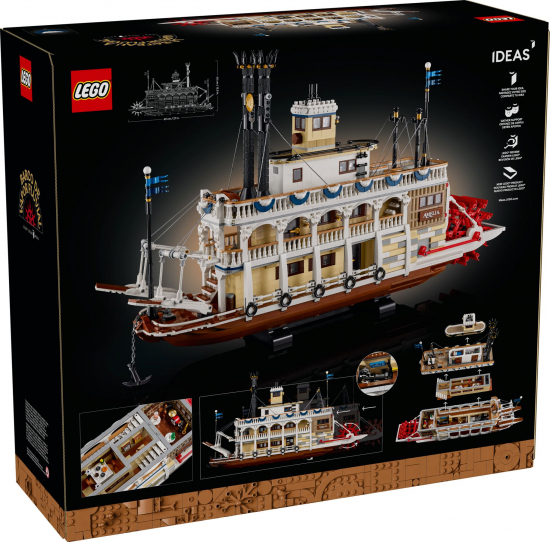 Preview: LEGO® Ideas 21356 Flussraddampfer [neu]