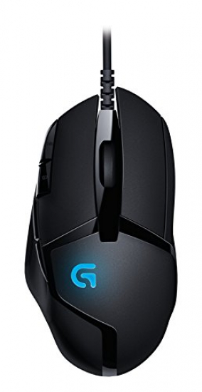 Logitech G402 Hyperion Fury FPS Gaming Mouse (mit 8 programmierbaren Tasten, USB) schwarz (910-004067/910-004068)
