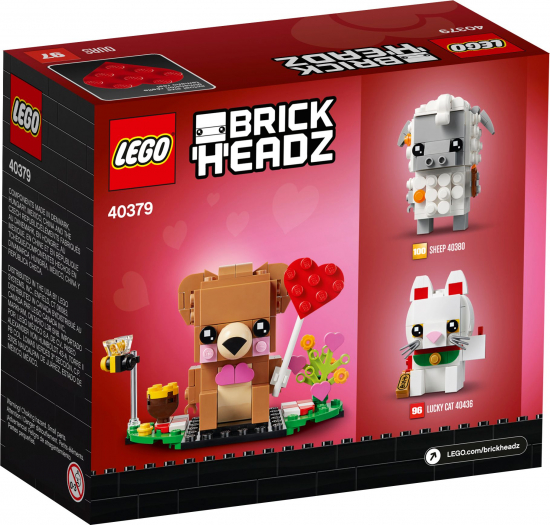 LEGO® BrickHeadz 40379 Valentinstag-Bär [neu]