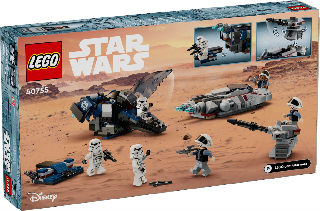 Preview: LEGO® Star Wars 40755 Imperial Dropship vs. Rebel Scout Speeder [neu]