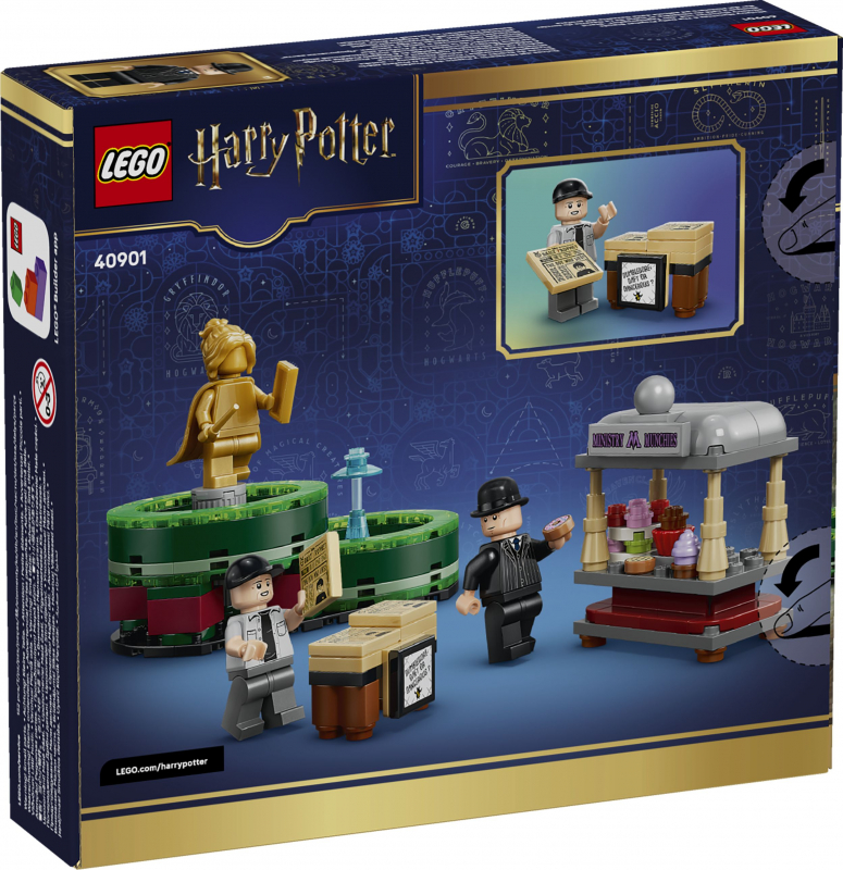 Preview: LEGO® Harry Potter 40901 Ministry Munchies & The Daily Prophet Stands [neu]