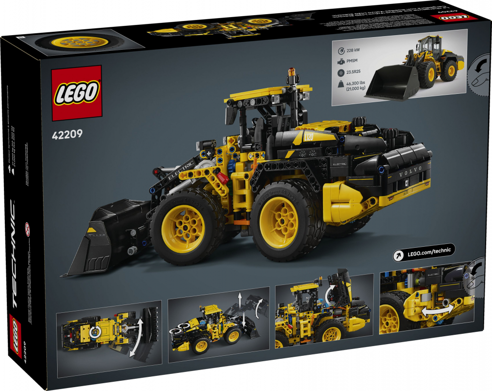 Preview: LEGO® Technic 42209 Volvo L120 Electric Radlader [neu]