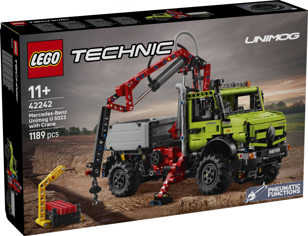LEGO® Technic 42242 Mercedes-Benz Unimog U 5023 mit Kran [neu]