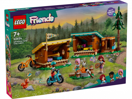 LEGO® Friends 42624 Gemütliche Hütten im Abenteuercamp [neu]