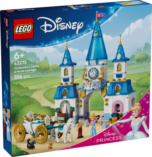 LEGO® Disney 43275 Cinderellas Schloss und Pferdekutsche [neu]