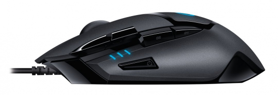 Logitech G402 Hyperion Fury FPS Gaming Mouse (mit 8 programmierbaren Tasten, USB) schwarz (910-004067/910-004068)