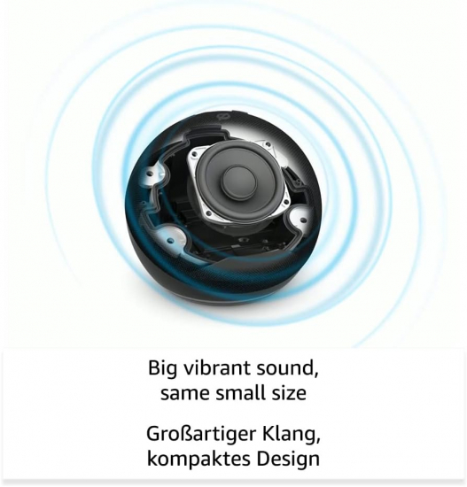 Amazon Echo Dot 5. Generation Smarter Lautsprecher mit Alexa, Anthrazit
