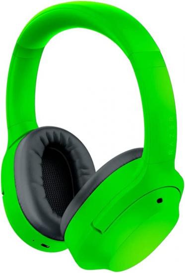 Razer Opus X Green grün Kabellose Kopfhörer mit niedrigen Latenzen und ANC-Technologie (Wireless Headset, Bluetooth 5.0, bis 40 Stunden Akku, Mikrofon, Umgebungsmodus) (RZ04-03760400-R3M1)