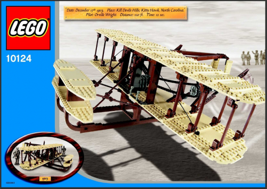 LEGO Creator Expert Sculptures Wright Flyer 10124 [neu]