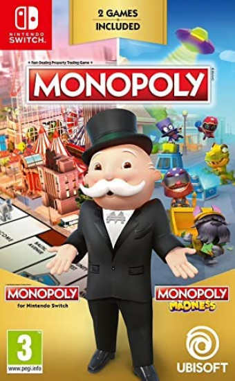 Monopoly + Monpoly Madness (deutsch spielbar) (EU PEGI) (Nintendo Switch)