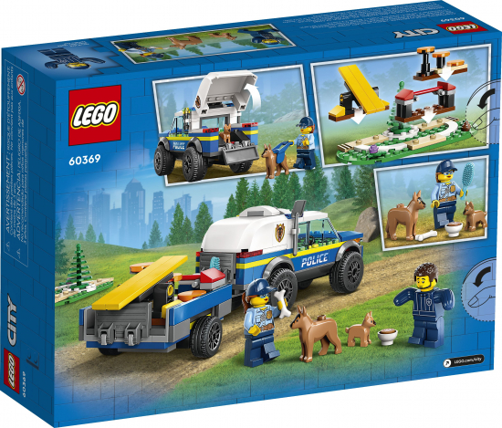 Preview: LEGO® City 60369 Mobiles Polizeihunde-Training [neu]