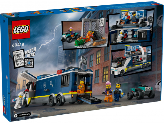 Preview: LEGO® City 60418 Polizeitruck mit Labor [neu]