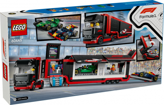 LEGO® City 60445 F1® Transporter mit RB20 & AMR24 F1® Rennautos [neu]