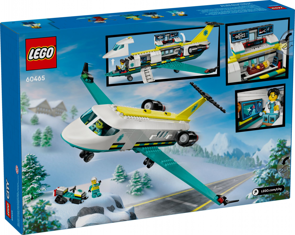 Preview: LEGO® City 60465 Notfallrettungsflugzeug [neu]